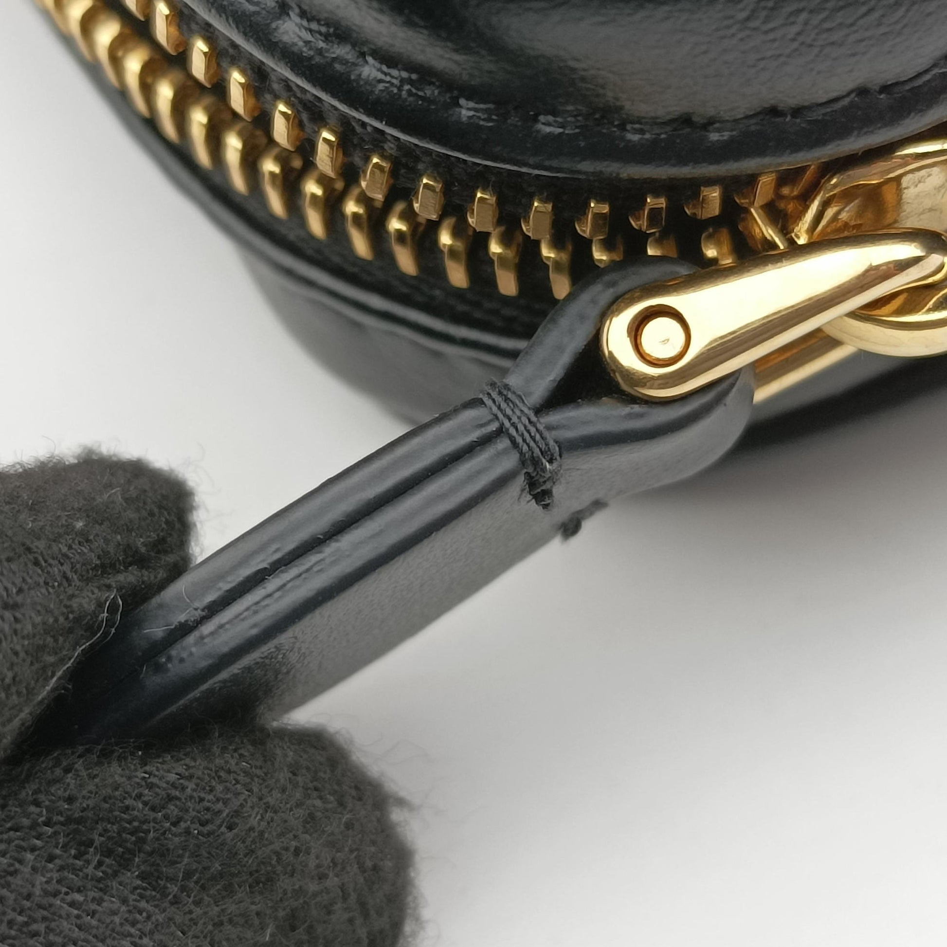 logo Black leather DNP104ロゴ ブラック レザー DNP104
