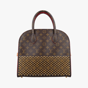 Monogram Studs Icono Brown×red×beige Monogram Canvas×calf leather×ponyhair M41234 DR4194モノグラム スタッズ アイコノ モノグラム/ブラウン×レッド×ベージュ モノグラムキャンバス×カーフレザー ×ハラコ M41234 DR4194
