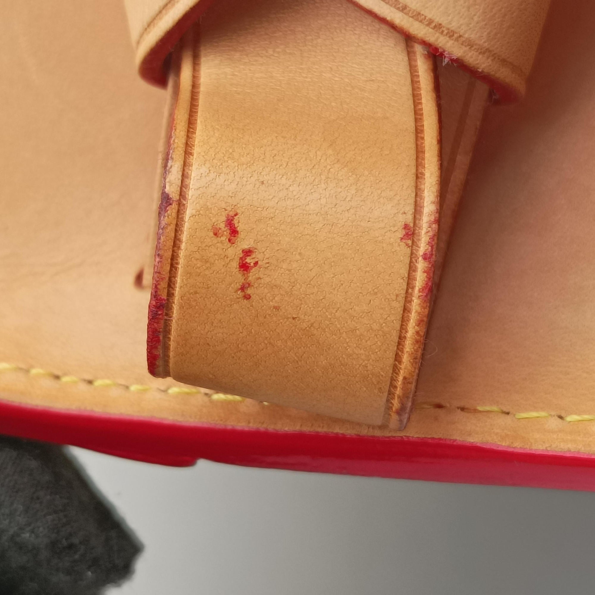 Monogram Studs Icono Brown×red×beige Monogram Canvas×calf leather×ponyhair M41234 DR4194モノグラム スタッズ アイコノ モノグラム/ブラウン×レッド×ベージュ モノグラムキャンバス×カーフレザー ×ハラコ M41234 DR4194