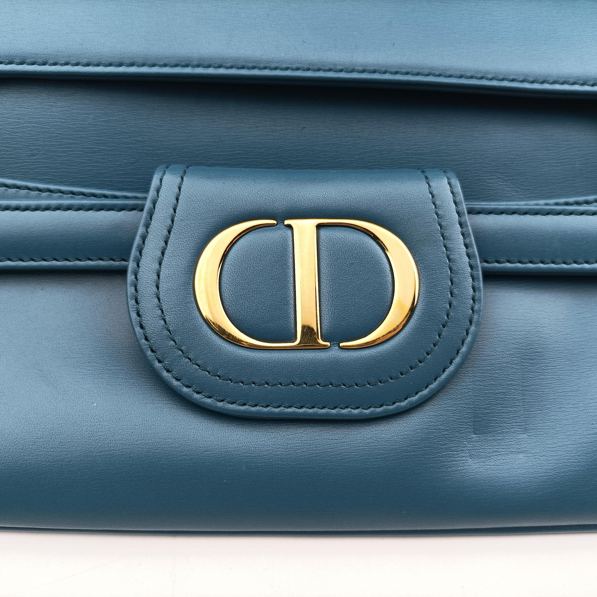 Diordouble Blue Leather 29-MA-0211ディオール ダブル ミディアム ブルー レザー 29-MA-0211