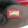 Zucca Vanity Mirror Brown × Red Jacquard × Leather 8BN133 2305/8BN133/MN5/049ズッカ バニティミラー ブラウン × レッド ジャガード × レザー 8BN133 2305/8BN133/MN5/049