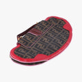 Zucca Vanity Mirror Brown × Red Jacquard × Leather 8BN133 2305/8BN133/MN5/049ズッカ バニティミラー ブラウン × レッド ジャガード × レザー 8BN133 2305/8BN133/MN5/049