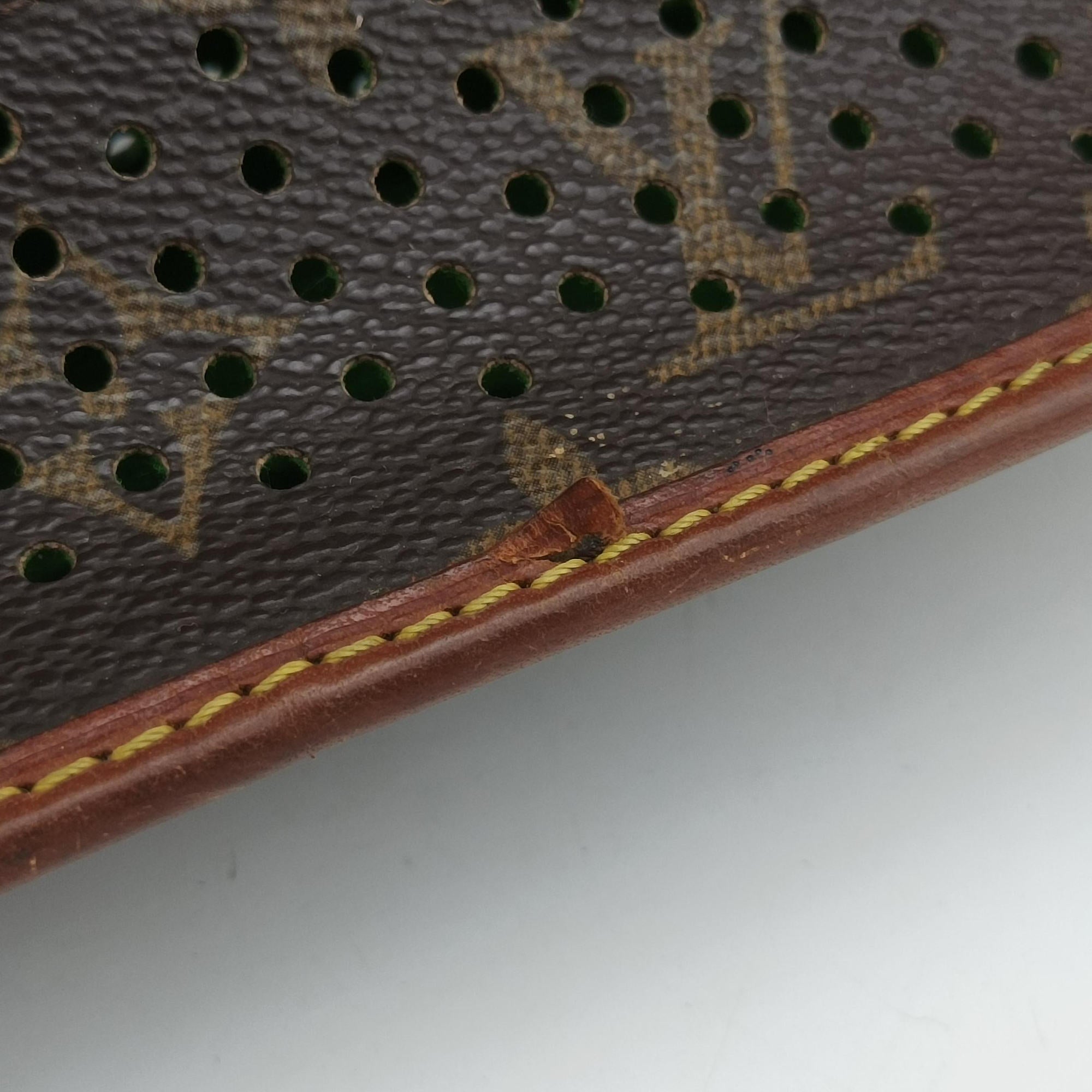 Musette brown×Green Monogram Perforated M95173 CA0036ミュゼット モノグラム/ブラウン×グリーン モノグラム ペルフォ M95173 CA0036