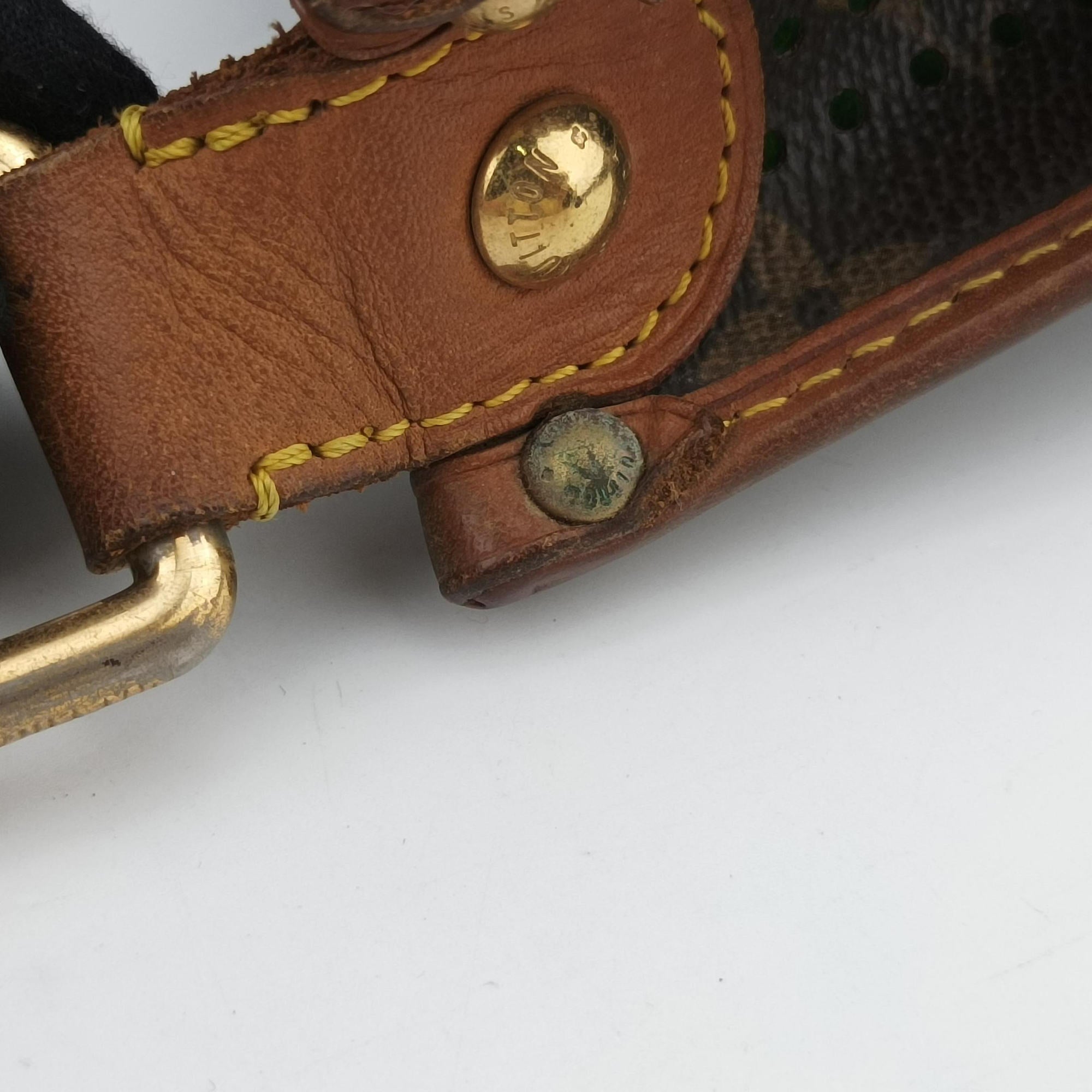 Musette brown×Green Monogram Perforated M95173 CA0036ミュゼット モノグラム/ブラウン×グリーン モノグラム ペルフォ M95173 CA0036