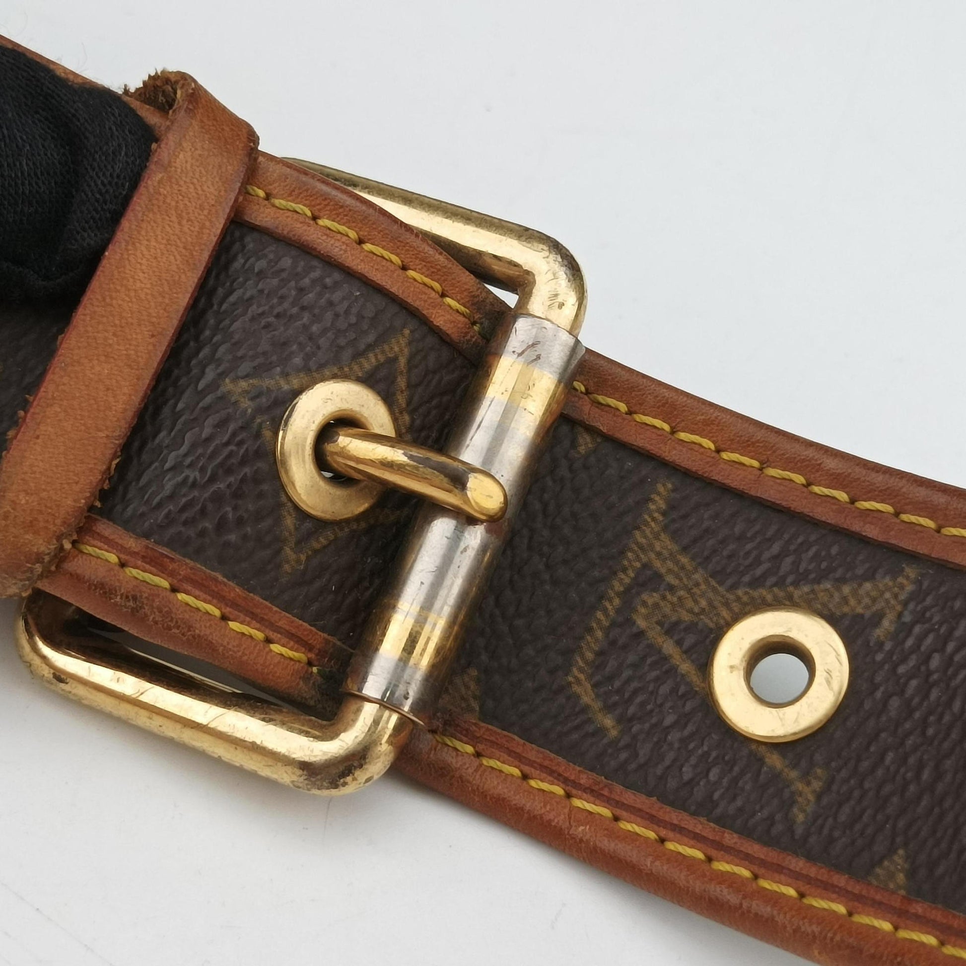 Musette brown×Green Monogram Perforated M95173 CA0036ミュゼット モノグラム/ブラウン×グリーン モノグラム ペルフォ M95173 CA0036