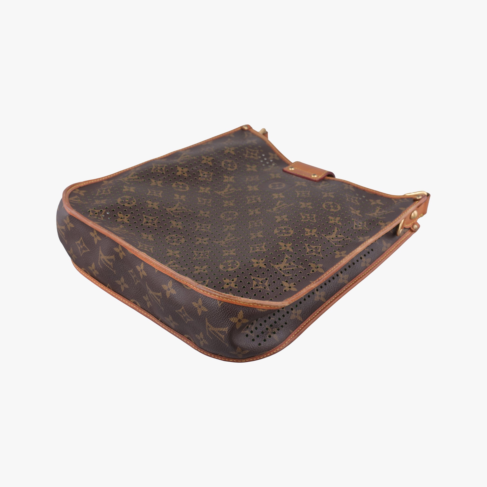 Musette brown×Green Monogram Perforated M95173 CA0036ミュゼット モノグラム/ブラウン×グリーン モノグラム ペルフォ M95173 CA0036