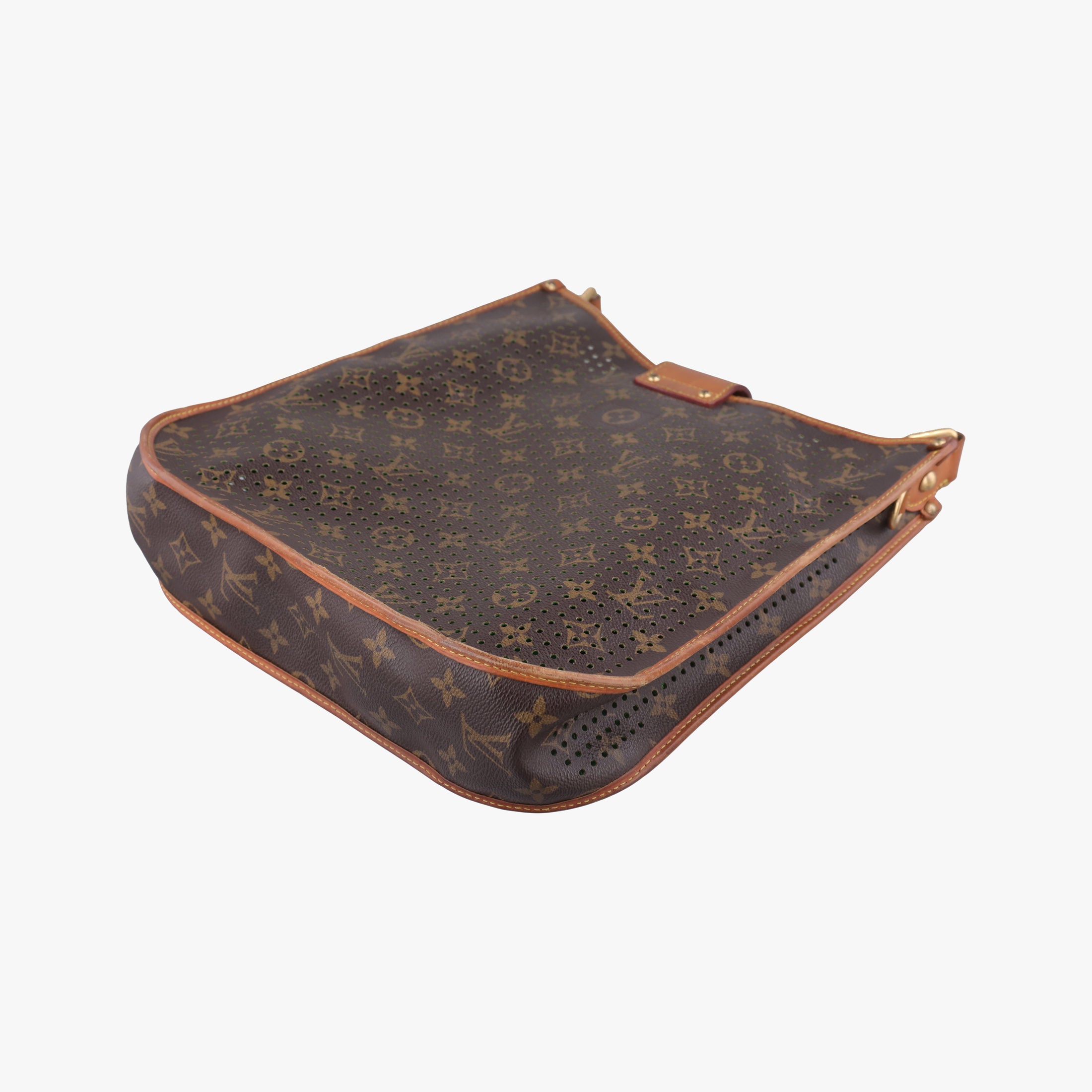Musette brown×Green Monogram Perforated M95173 CA0036ミュゼット モノグラム/ブラウン×グリーン モノグラム ペルフォ M95173 CA0036