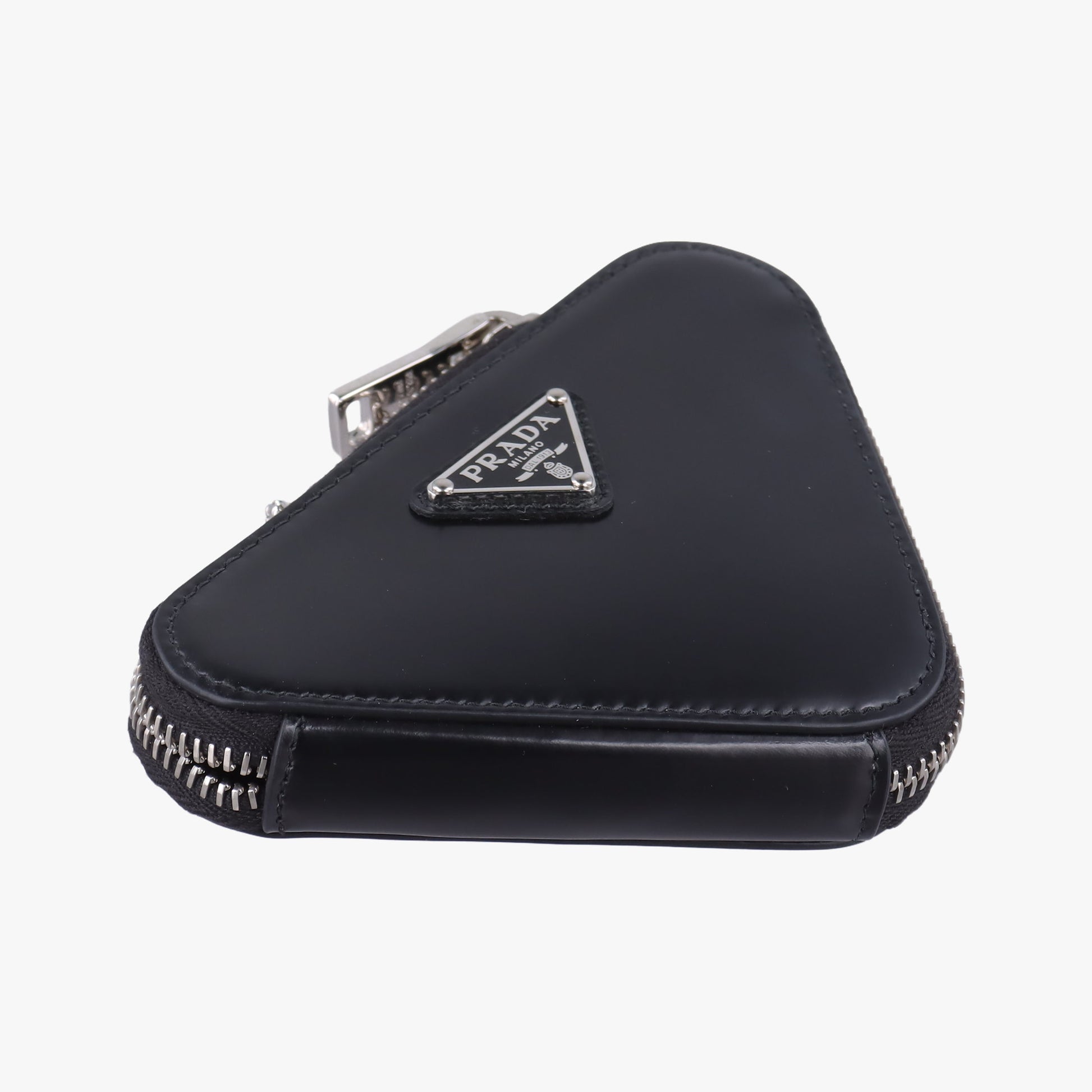 Triangle Chain Pouch Black Leather 230-Aトライアングル チェーン ポーチ ブラック レザー 230-A