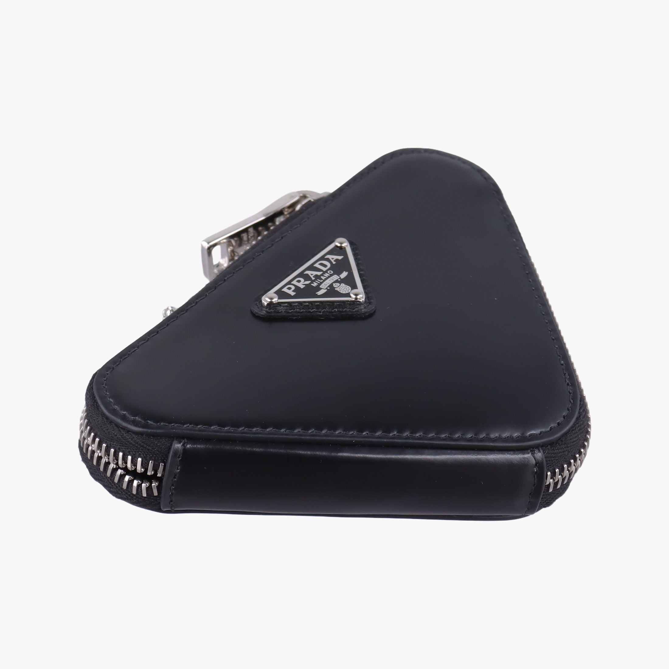 Triangle Chain Pouch Black Leather 230-Aトライアングル チェーン ポーチ ブラック レザー 230-A