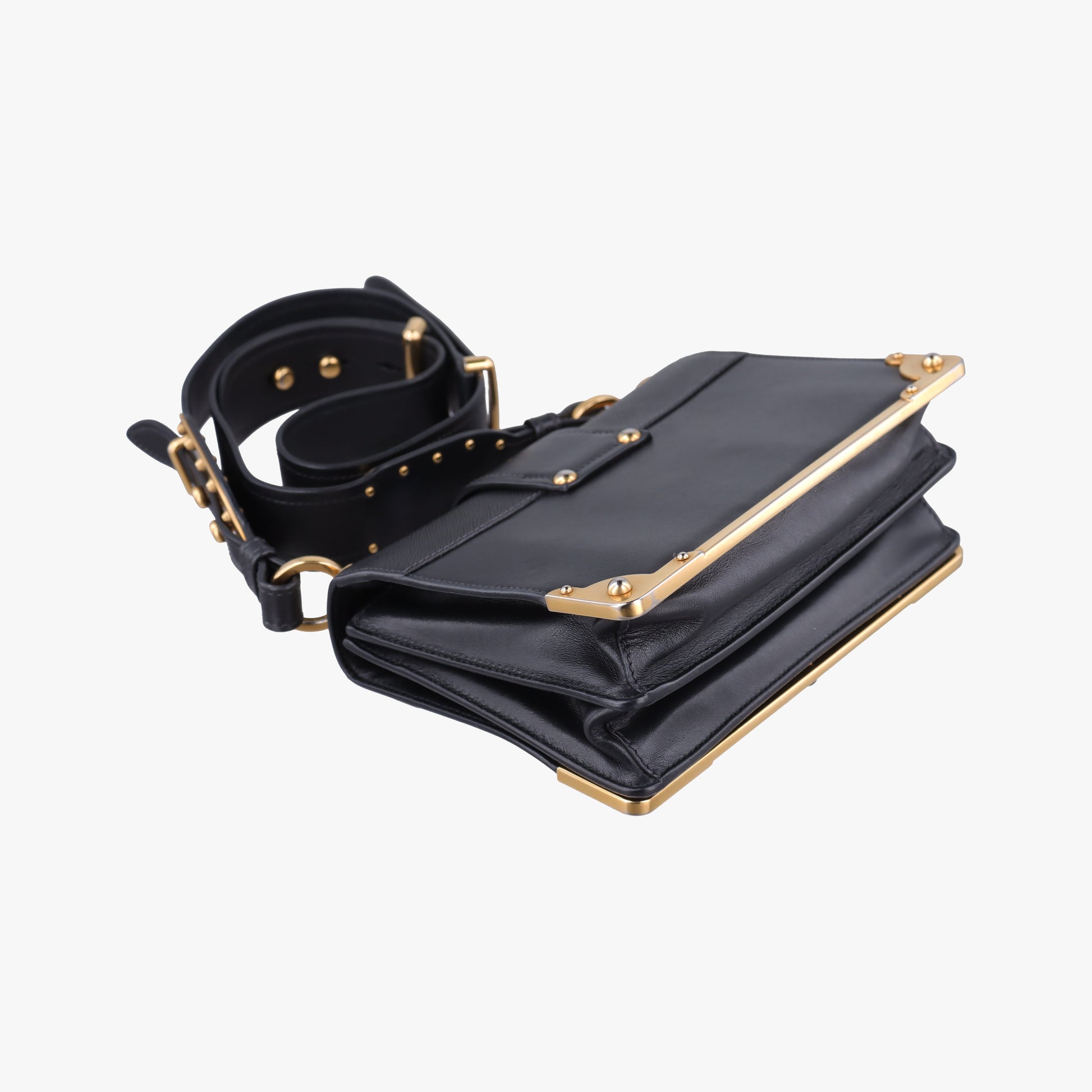 Cahier Black Leather 1BD045 25カイエ ブラック レザー 1BD045 25