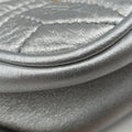 GG Marmont Silver Leather 447632 B021162434GGマーモント シルバー レザー 447632 B021162434