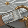 GG Marmont Silver Leather 447632 B021162434GGマーモント シルバー レザー 447632 B021162434
