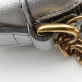 GG Marmont Silver Leather 447632 B021162434GGマーモント シルバー レザー 447632 B021162434