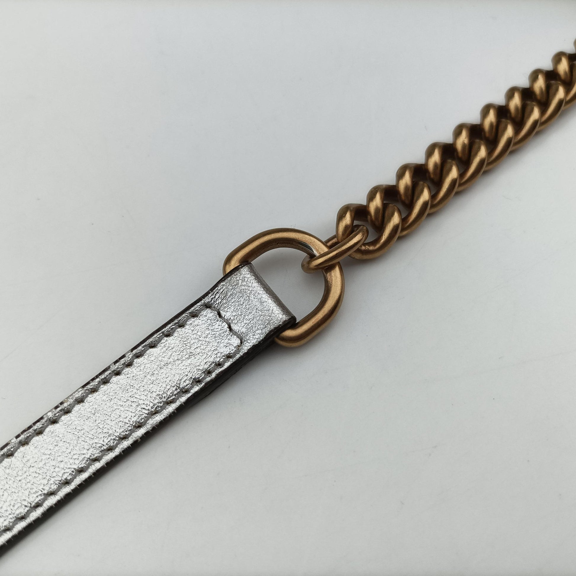 GG Marmont Silver Leather 447632 B021162434GGマーモント シルバー レザー 447632 B021162434