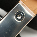 Bleu Saphir Swift Plated Rivale Brown×silver Leather C NM 001 NGレラップ サフィール スイフト メッキ リヴァーレ　 ブラウン×シルバー レザー　 C NM 001 NG