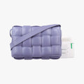 Padded Cassette Purple lambskin B09397935Lパデッド カセット パープル ラムスキン B09397935L