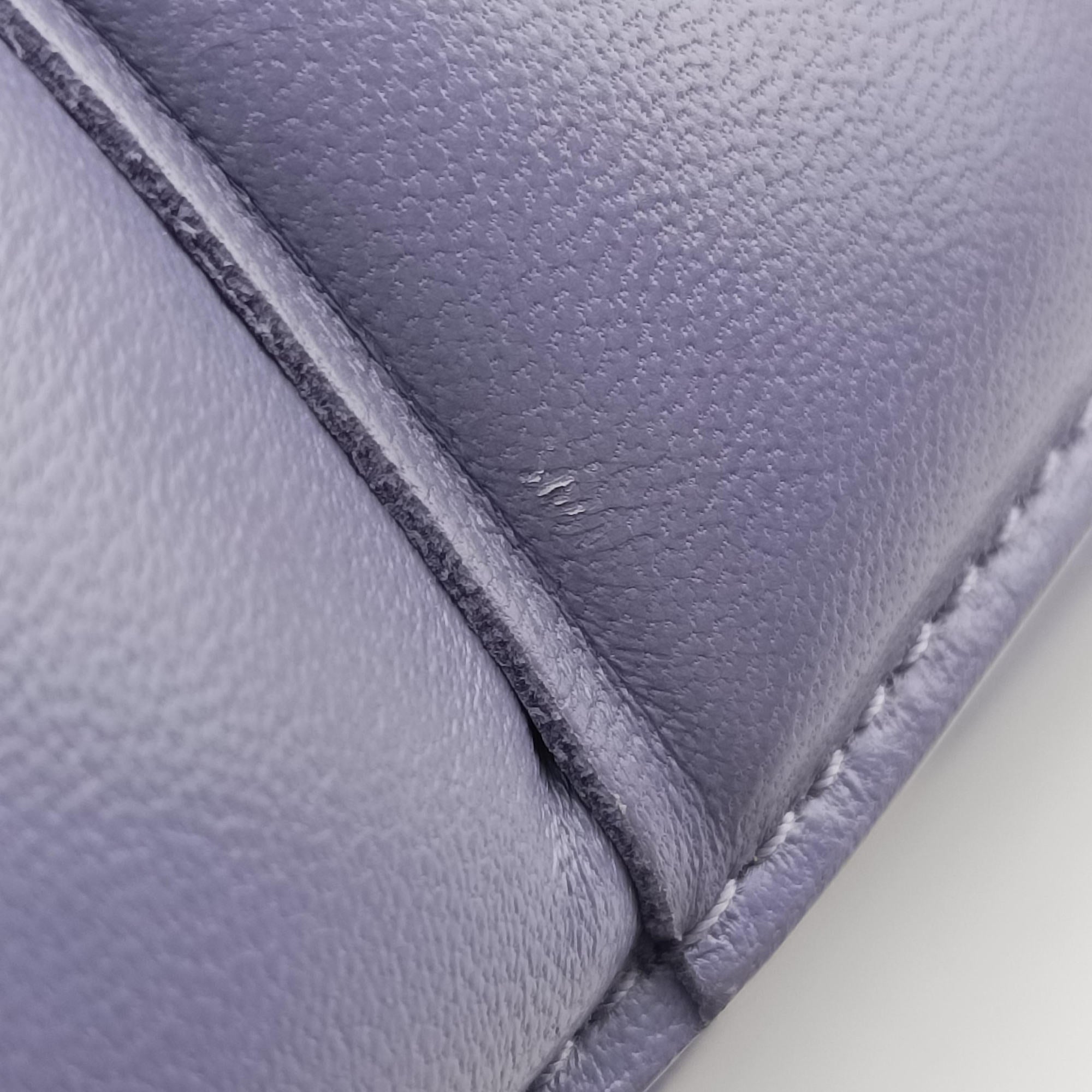 Padded Cassette Purple lambskin B09397935Lパデッド カセット パープル ラムスキン B09397935L