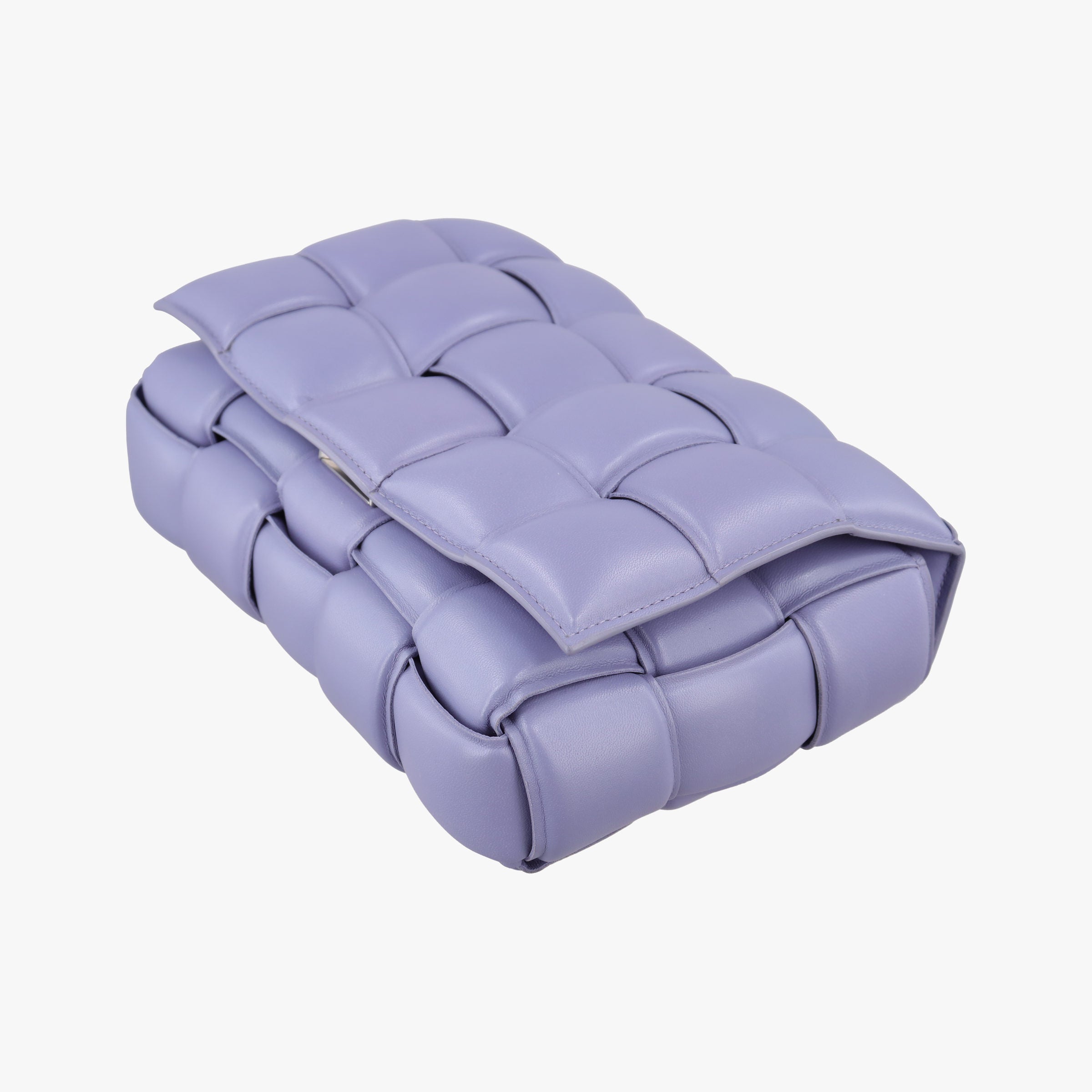 Padded Cassette Purple lambskin B09397935Lパデッド カセット パープル ラムスキン B09397935L