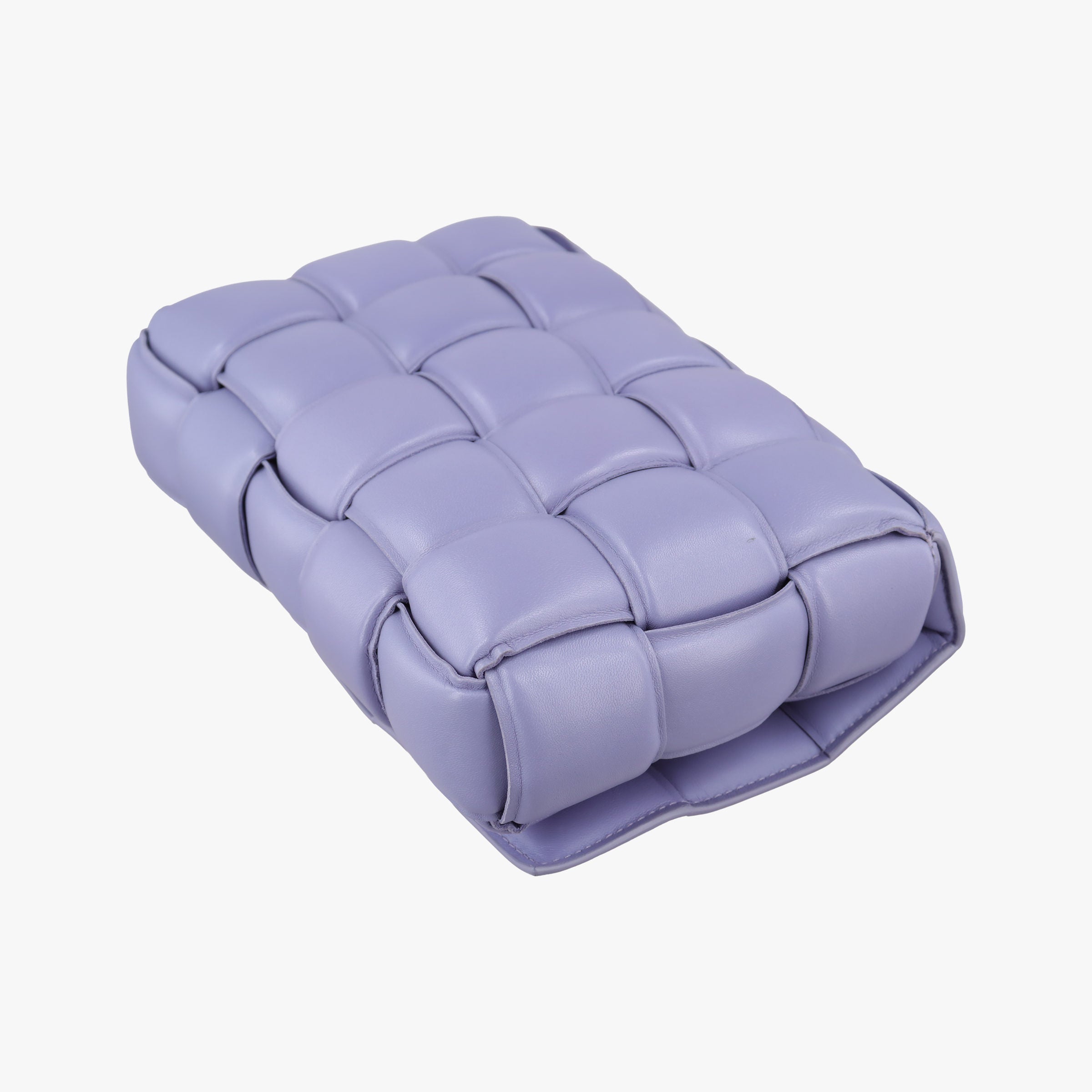 Padded Cassette Purple lambskin B09397935Lパデッド カセット パープル ラムスキン B09397935L