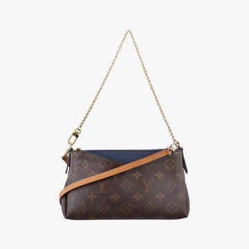 PALLAS Clutch brown×Marine Monogram Canvas×calf leather M41639 GI1187パラス クラッチ モノグラム/ブラウン×マリーヌ モノグラムキャンバス×カーフレザー M41639 GI1187