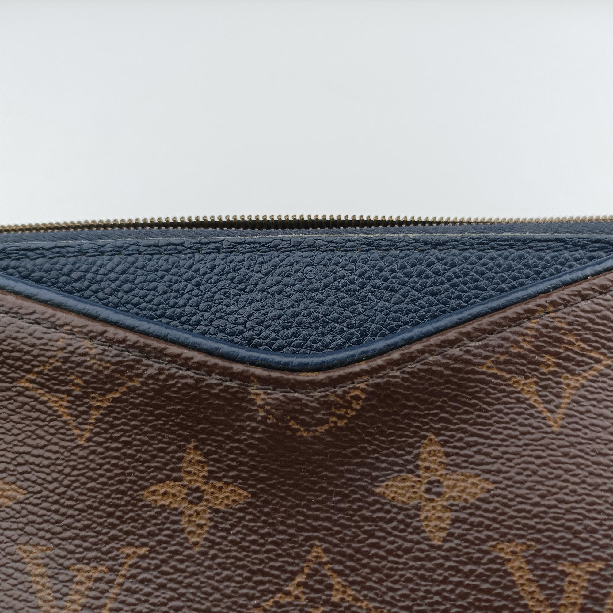 PALLAS Clutch brown×Marine Monogram Canvas×calf leather M41639 GI1187パラス クラッチ モノグラム/ブラウン×マリーヌ モノグラムキャンバス×カーフレザー M41639 GI1187