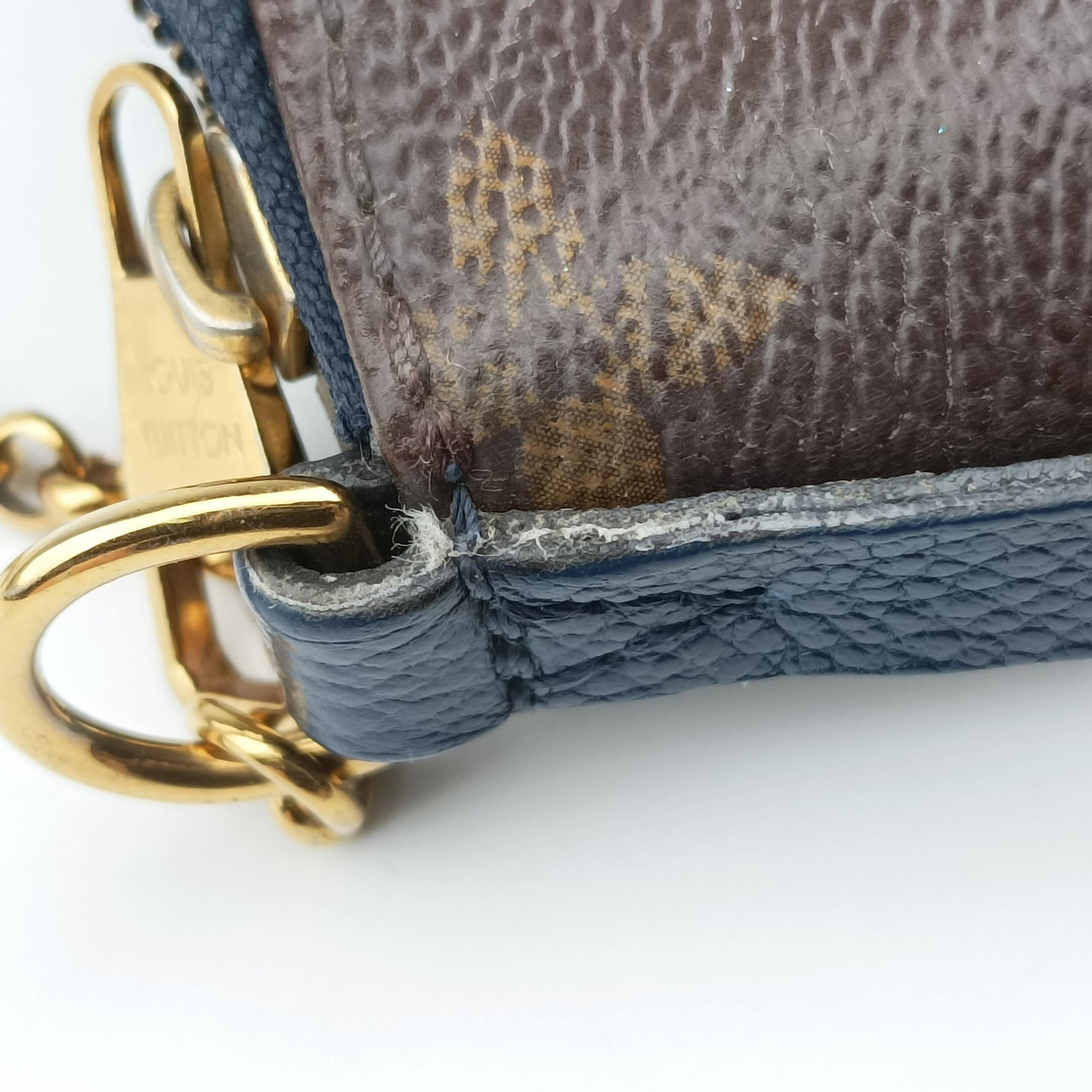 PALLAS Clutch brown×Marine Monogram Canvas×calf leather M41639 GI1187パラス クラッチ モノグラム/ブラウン×マリーヌ モノグラムキャンバス×カーフレザー M41639 GI1187