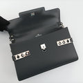 Delvaux Tempete Pochette gray Leather A00Aデルヴォー タンペート ポシェット グレー レザー A00A