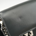 Delvaux Tempete Pochette gray Leather A00Aデルヴォー タンペート ポシェット グレー レザー A00A