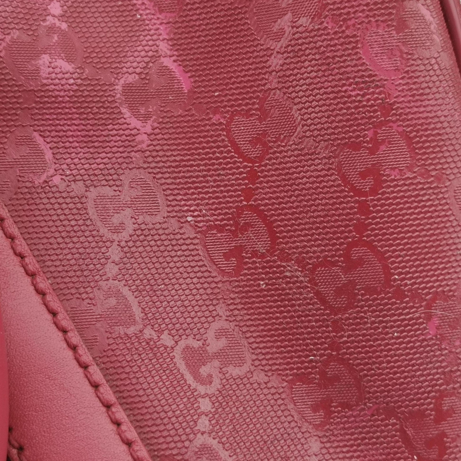 GG plus Spring Joy GG Supreme Red PVC coated canvas×Leather 193603 E9123880GGプラス ジョイ GGスプリーム レッド PVCコーティングキャンバス×レザー 193603 E9123880