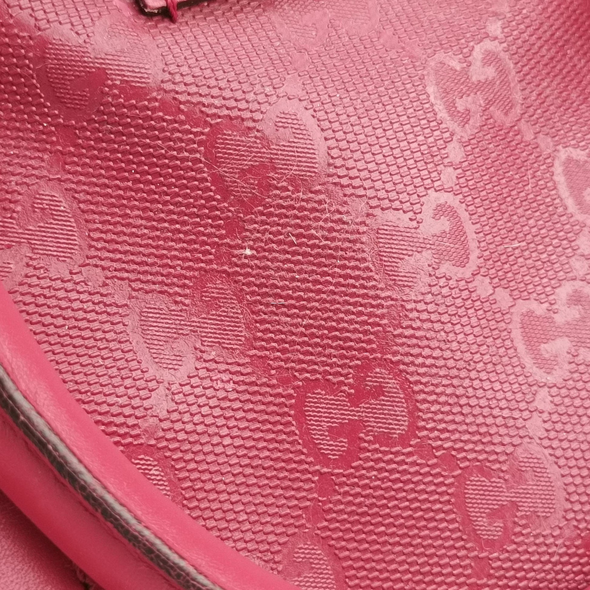 GG plus Spring Joy GG Supreme Red PVC coated canvas×Leather 193603 E9123880GGプラス ジョイ GGスプリーム レッド PVCコーティングキャンバス×レザー 193603 E9123880