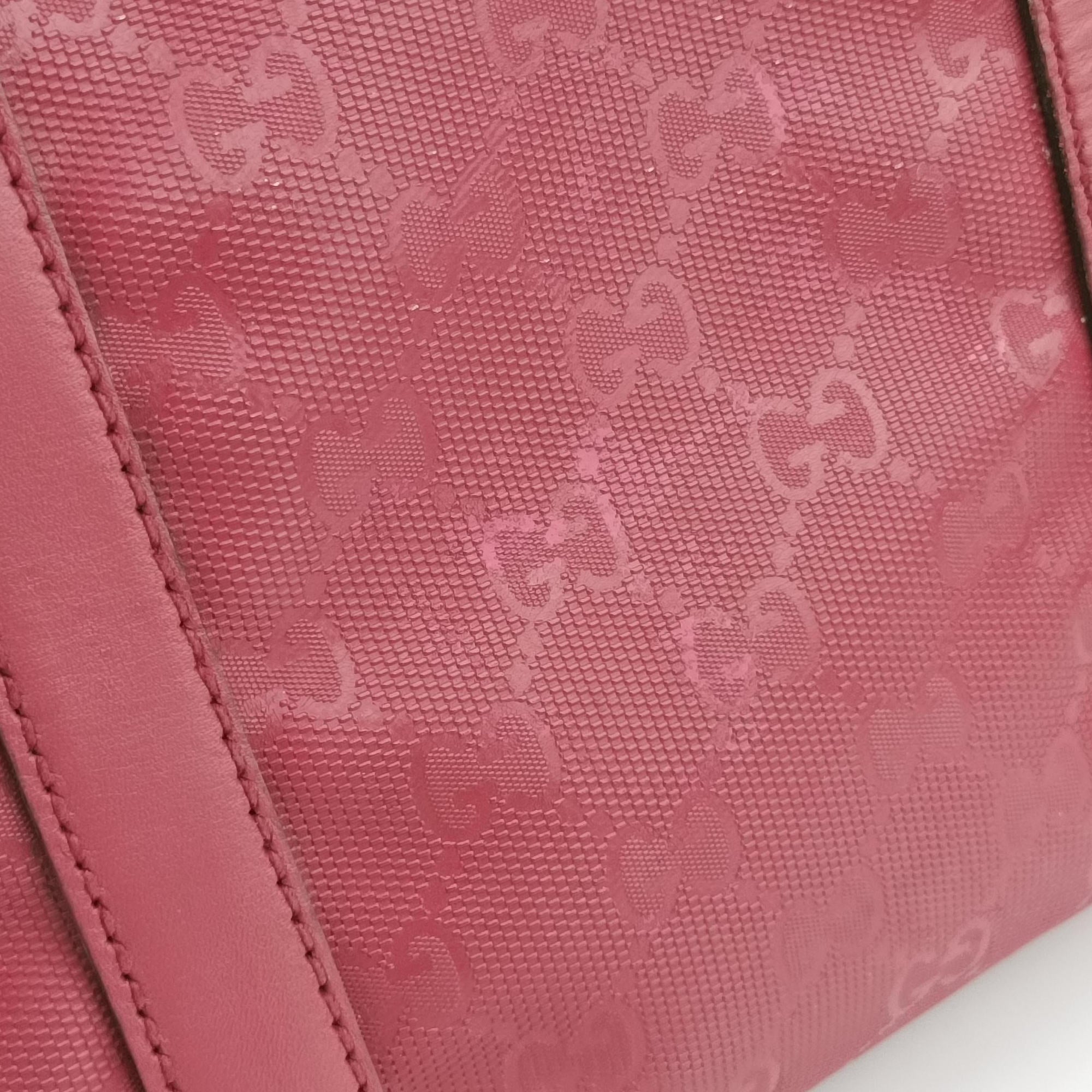 GG plus Spring Joy GG Supreme Red PVC coated canvas×Leather 193603 E9123880GGプラス ジョイ GGスプリーム レッド PVCコーティングキャンバス×レザー 193603 E9123880
