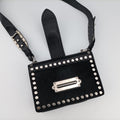 Cahier Black Leather×Pony-style calfskin 1BD045 25カイエ ブラック レザー×ハラコ 1BD045 25