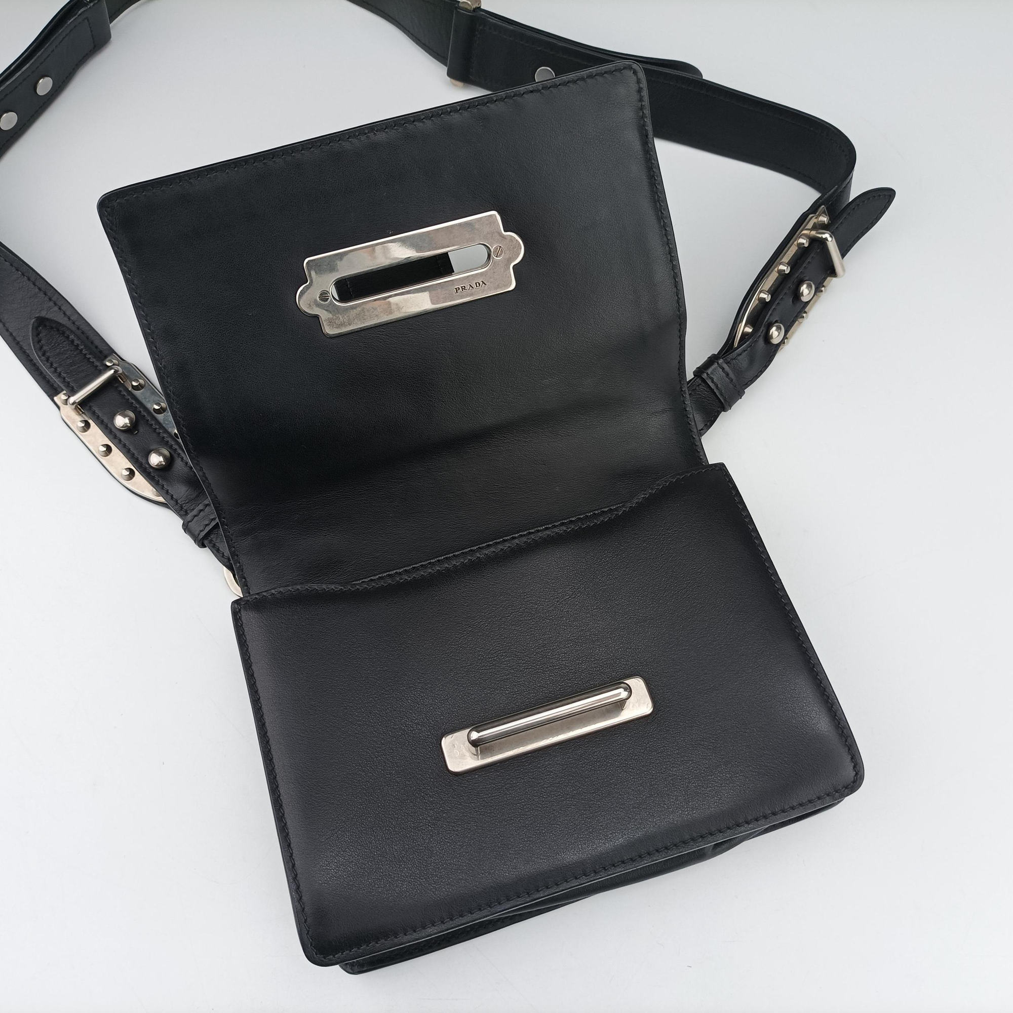 Cahier Black Leather×Pony-style calfskin 1BD045 25カイエ ブラック レザー×ハラコ 1BD045 25
