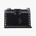 Cahier Black Leather×Pony-style calfskin 1BD045 25カイエ ブラック レザー×ハラコ 1BD045 25