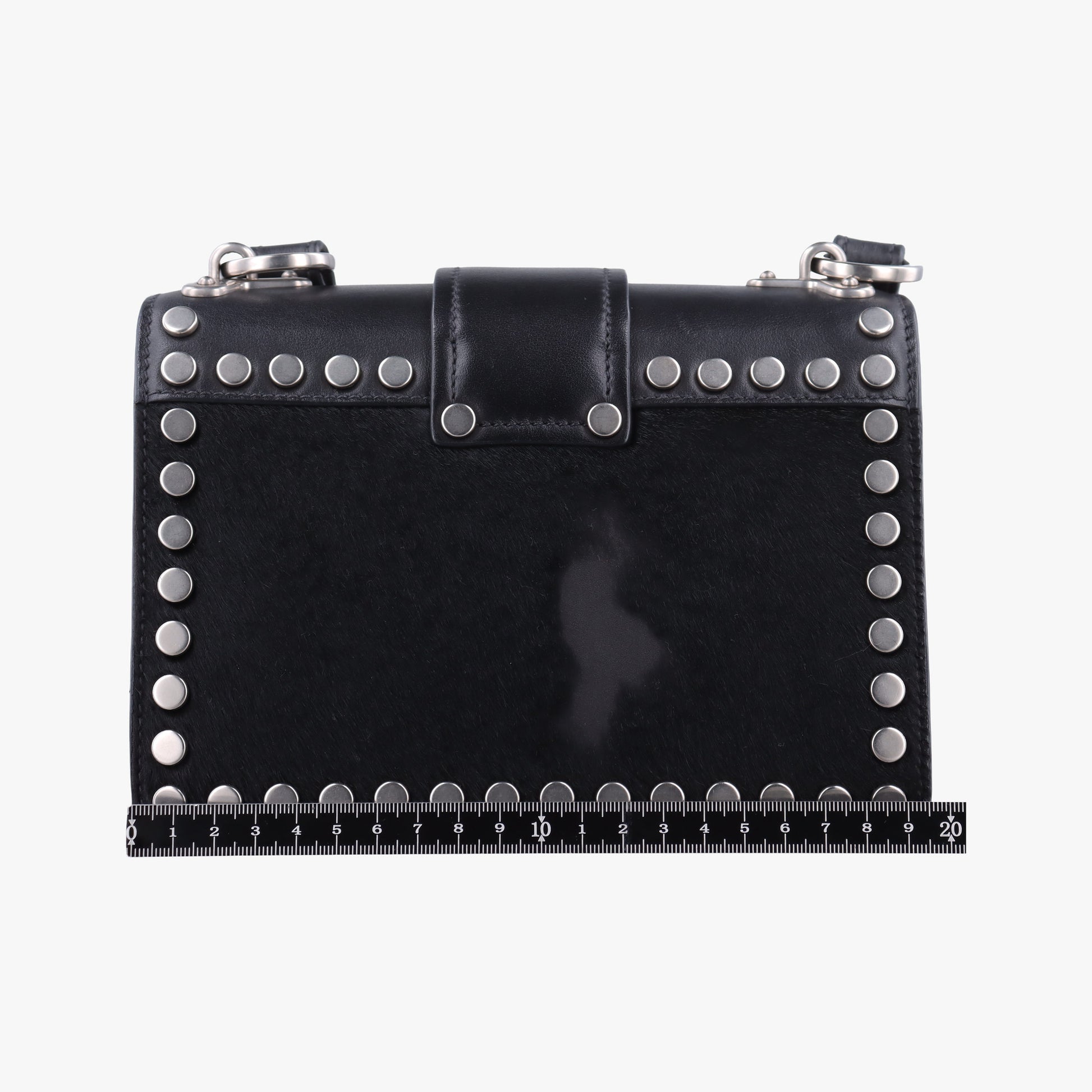 Cahier Black Leather×Pony-style calfskin 1BD045 25カイエ ブラック レザー×ハラコ 1BD045 25