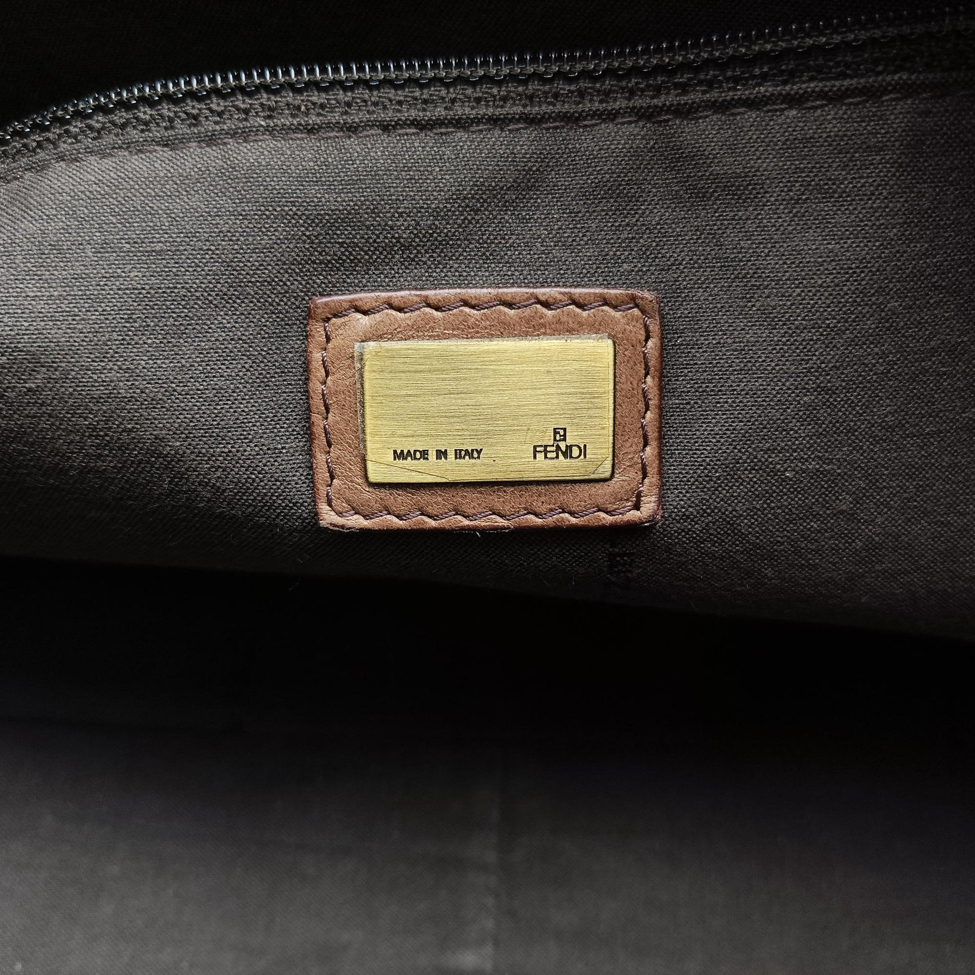 Mamma Bucket Brown canvas× Leather 8BT137 2384.8BT137.VVF.088マンマバケット ブラウン キャンバス× レザー 8BT137 2384.8BT137.VVF.088