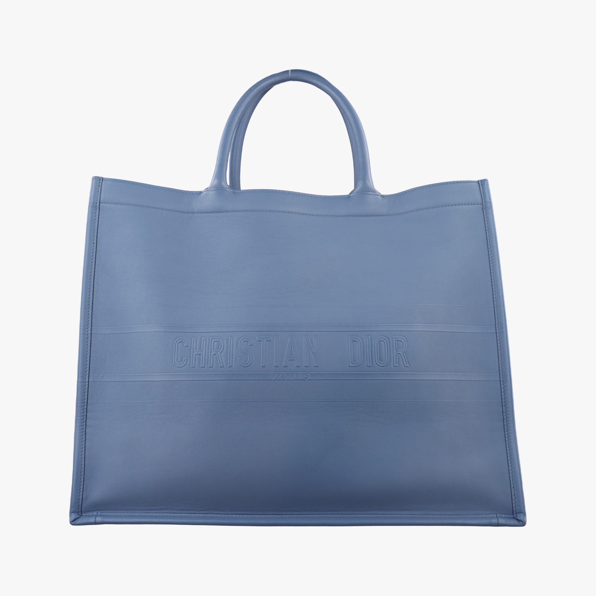 Book Tote Bag Blue leather 18-MA-0220ブックトート バッグ ブルー レザー 18-MA-0220