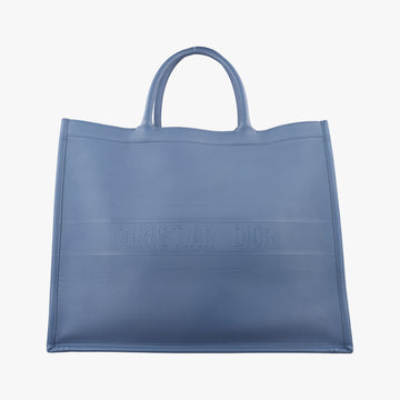 Book Tote Bag Blue leather 18-MA-0220ブックトート バッグ ブルー レザー 18-MA-0220