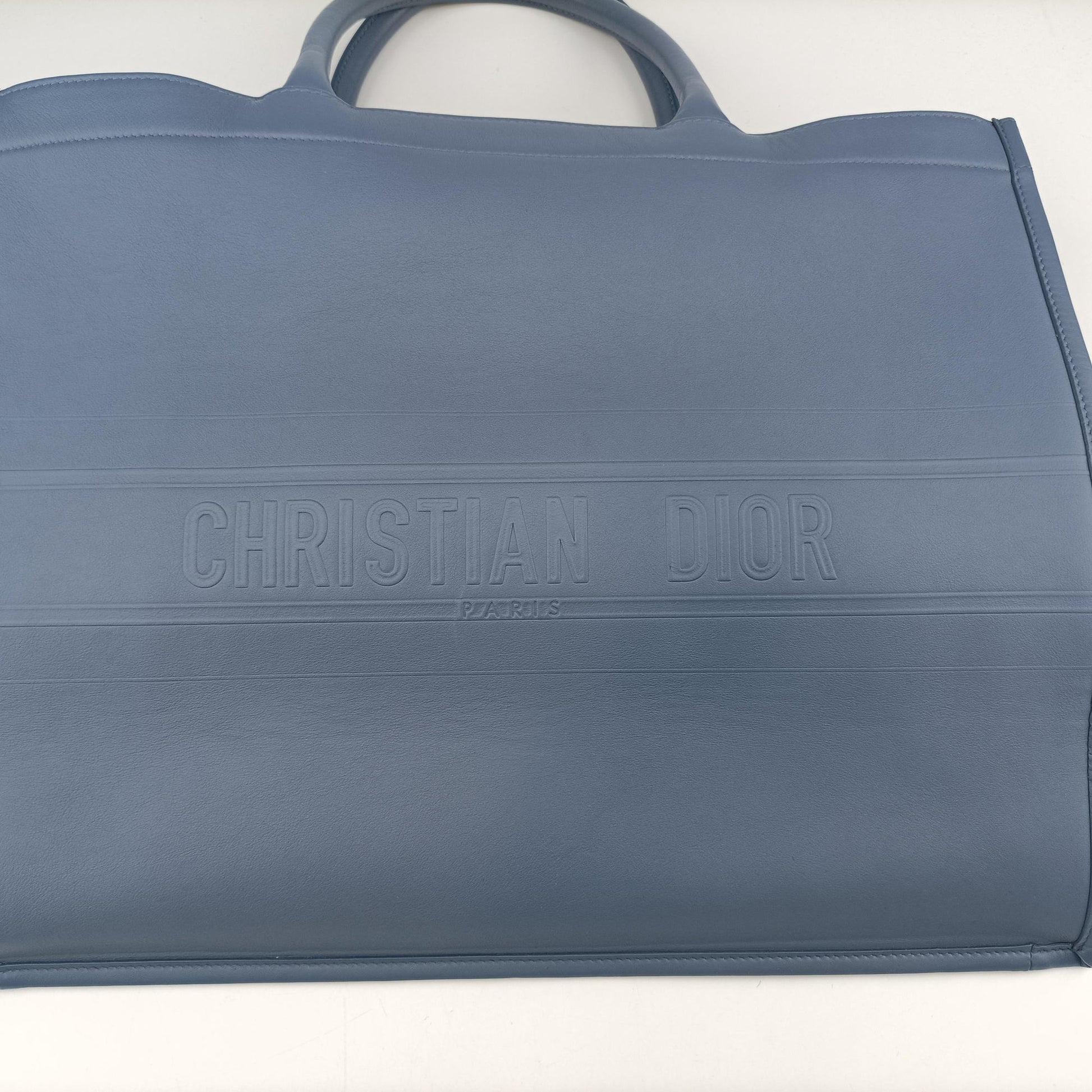 Book Tote Bag Blue leather 18-MA-0220ブックトート バッグ ブルー レザー 18-MA-0220