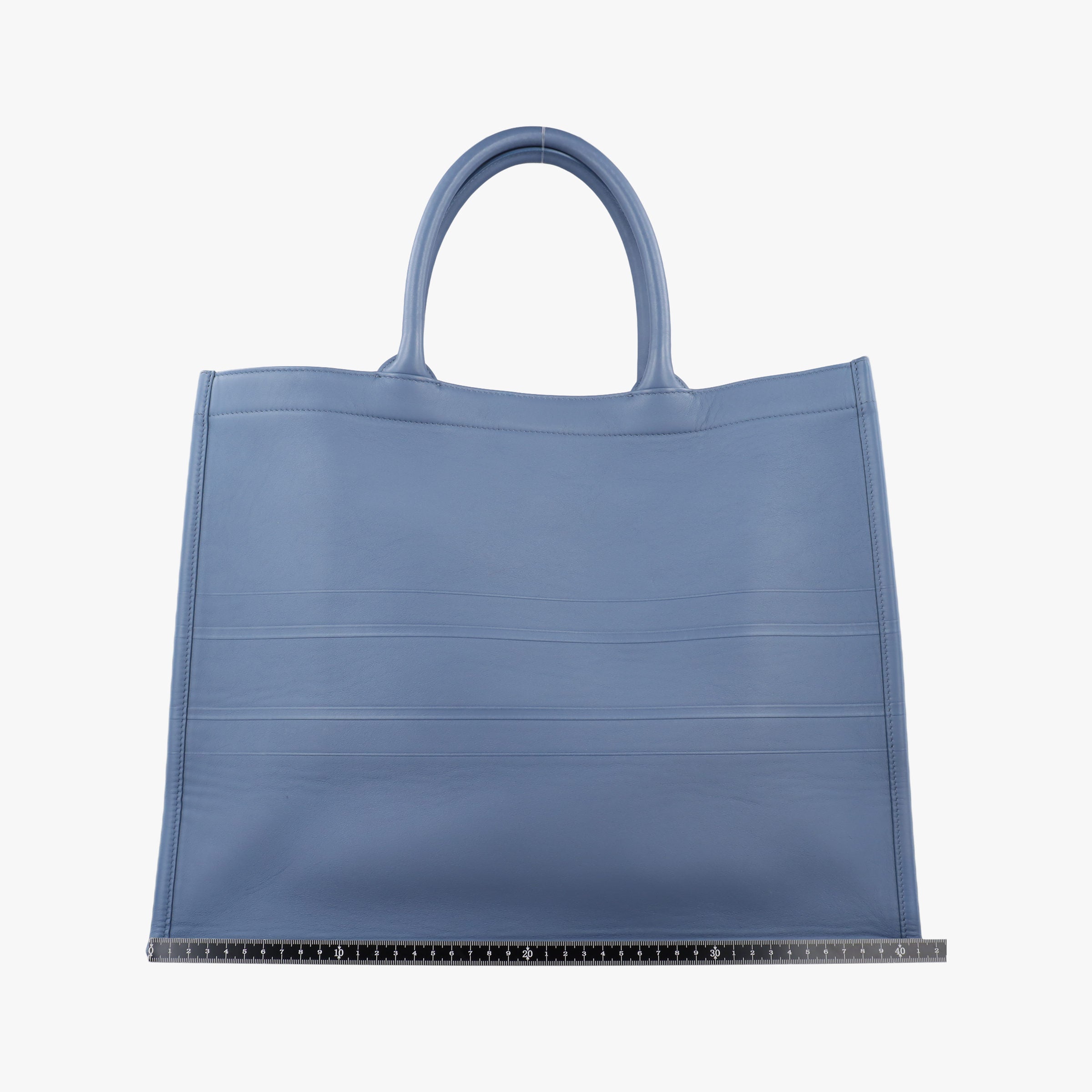 Book Tote Bag Blue leather 18-MA-0220ブックトート バッグ ブルー レザー 18-MA-0220