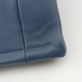 Book Tote Bag Blue leather 18-MA-0220ブックトート バッグ ブルー レザー 18-MA-0220