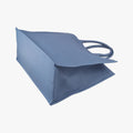 Book Tote Bag Blue leather 18-MA-0220ブックトート バッグ ブルー レザー 18-MA-0220