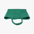 THE ARCO Tote Medium Green lambskin B09372800Lミディアム ザ アルコ トート グリーン ラムスキン B09372800L
