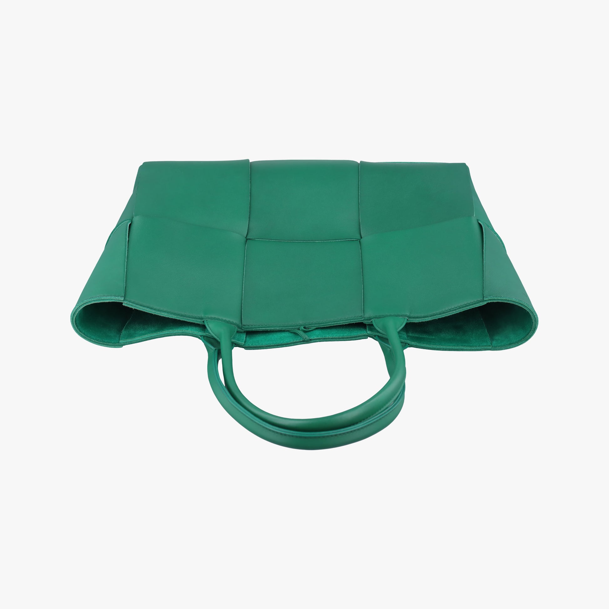 THE ARCO Tote Medium Green lambskin B09372800Lミディアム ザ アルコ トート グリーン ラムスキン B09372800L