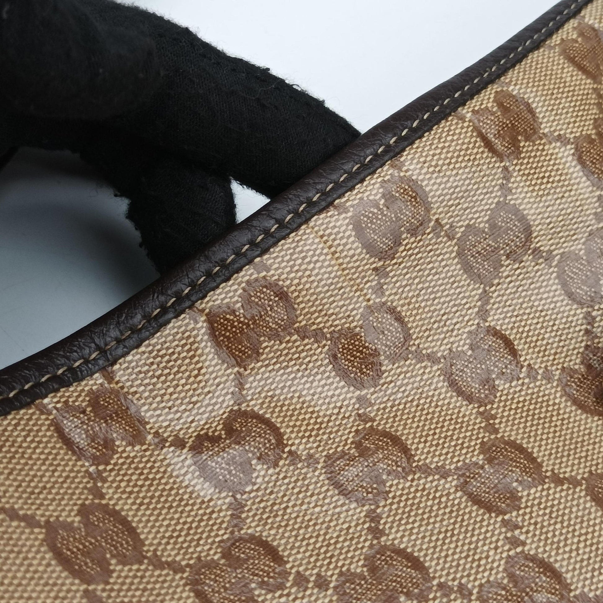 Abbey Brown PVC coated canvas 268642 E018411918アビー ブラウン PVCコーティングキャンバス 268642 E018411918