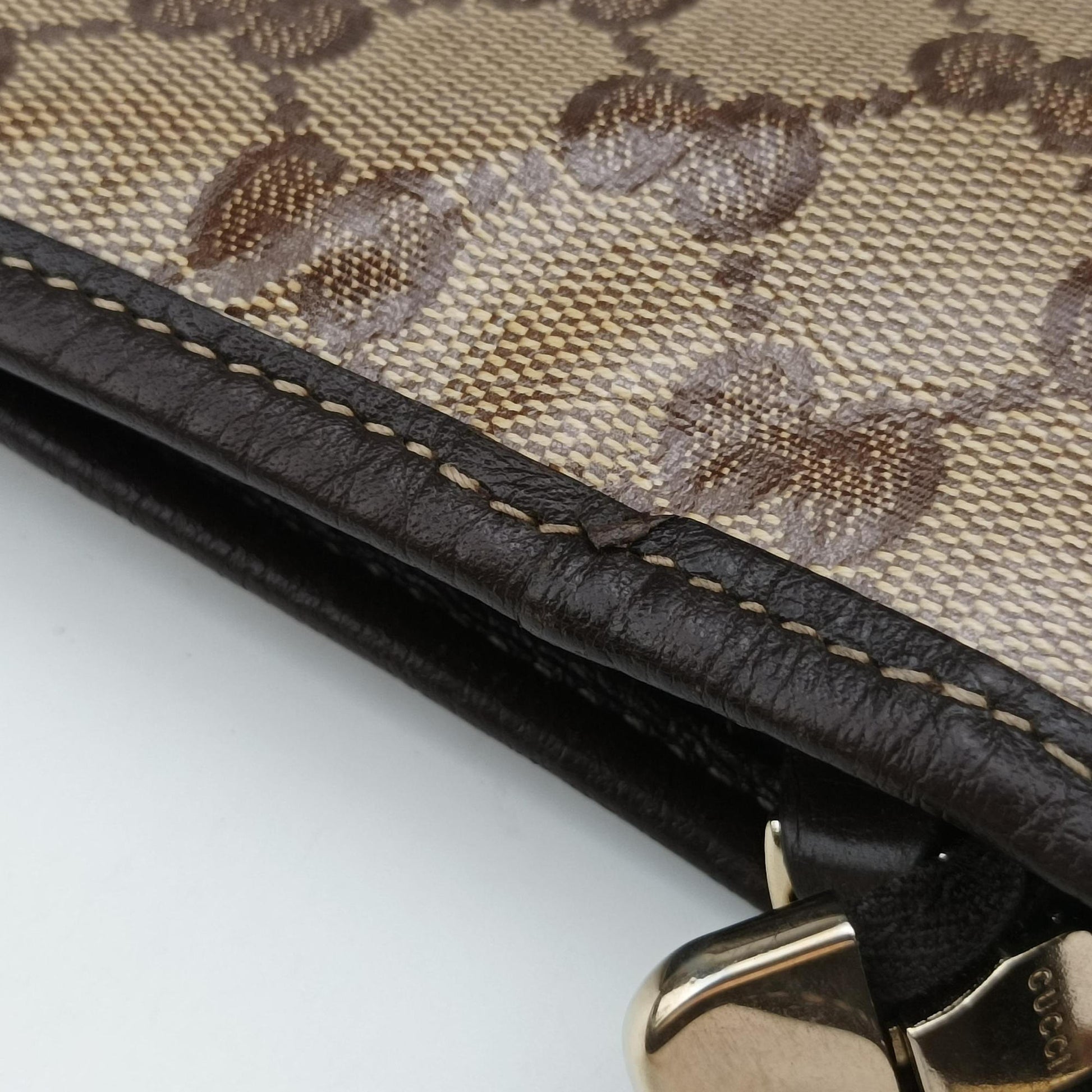 Abbey Brown PVC coated canvas 268642 E018411918アビー ブラウン PVCコーティングキャンバス 268642 E018411918