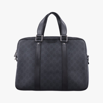 GG Plus GG Supreme Black PVC coated canvas 337081 E017901051GGプラス GGスプリーム ブラック PVCコーティングキャンバス 337081 E017901051