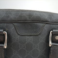 GG Plus GG Supreme Black PVC coated canvas 337081 E017901051GGプラス GGスプリーム ブラック PVCコーティングキャンバス 337081 E017901051