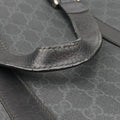 GG Plus GG Supreme Black PVC coated canvas 337081 E017901051GGプラス GGスプリーム ブラック PVCコーティングキャンバス 337081 E017901051