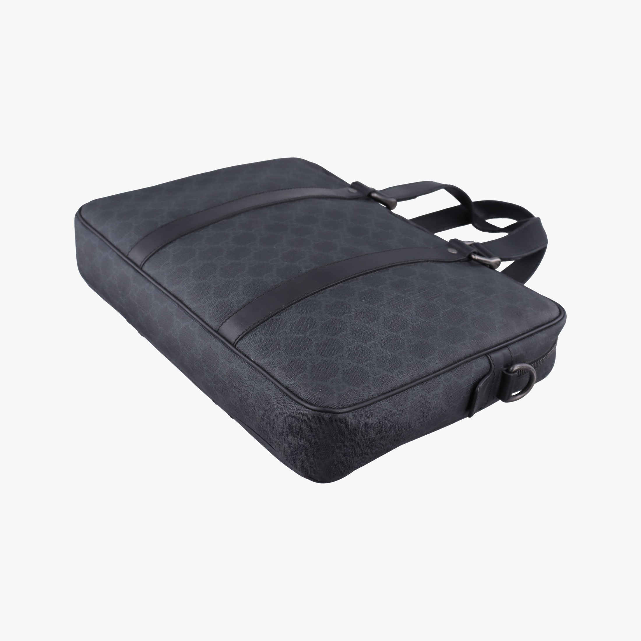 GG Plus GG Supreme Black PVC coated canvas 337081 E017901051GGプラス GGスプリーム ブラック PVCコーティングキャンバス 337081 E017901051